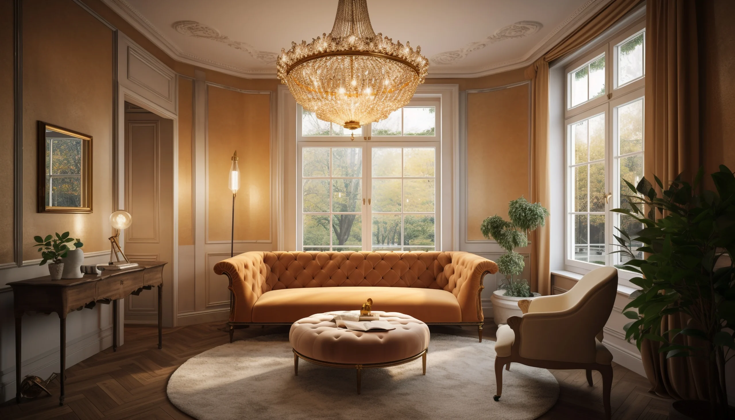 elegant-modern-living-room-showcases-luxury-design-generated-by-ai